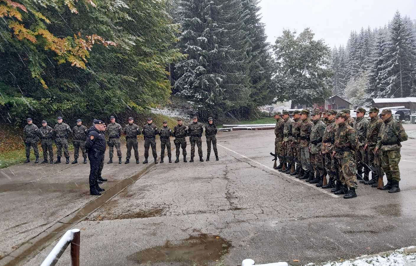 Komandant Žandarmerije Luković obišao polaznike selekcione obuke za prijem u ovu elitnu jedinicu