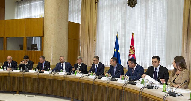 Министар Стефановић се састaо са делегацијом Парламентарног одбора за стабилизацију и придруживање