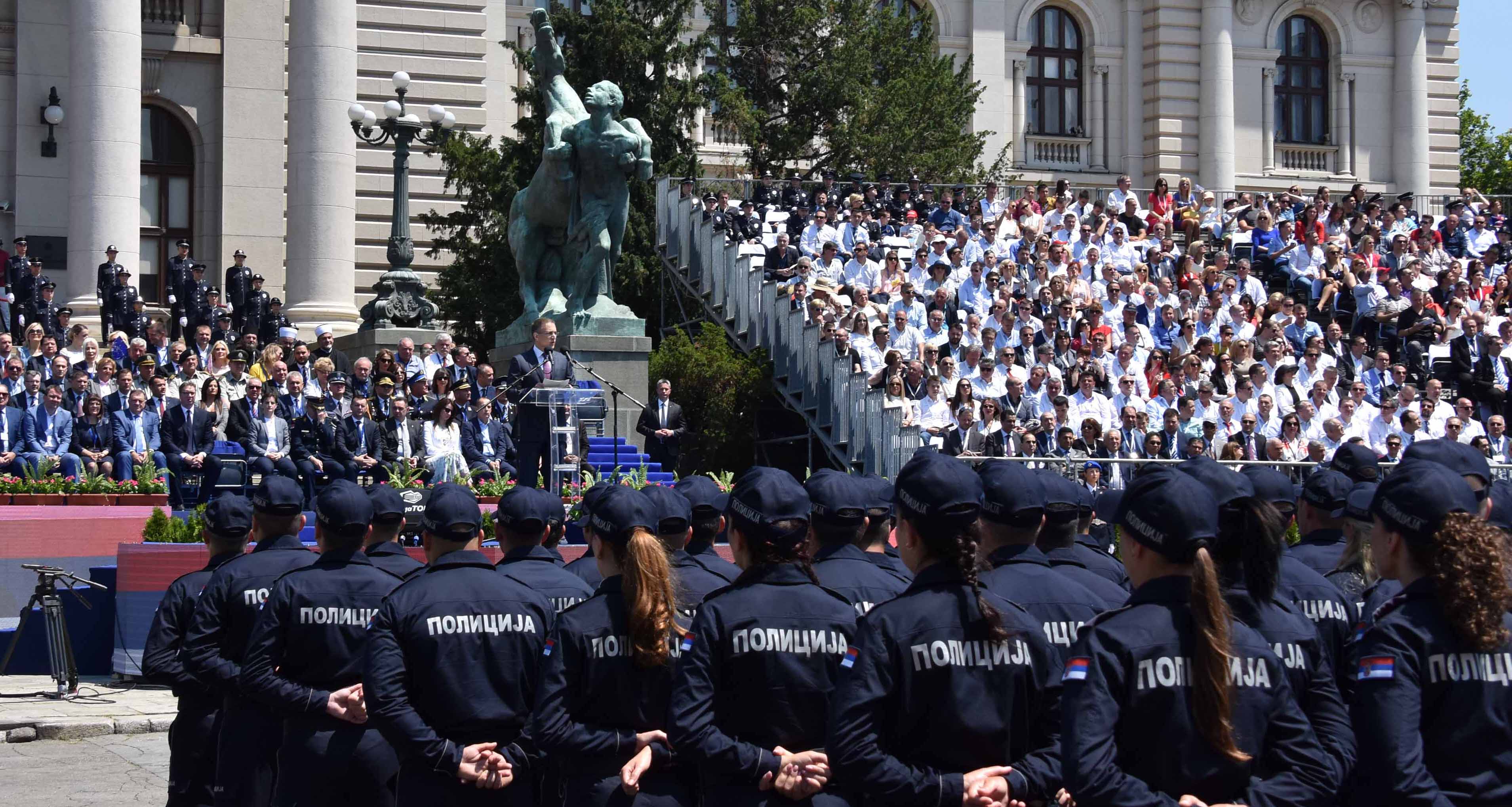 Obeležen Dan MUP-a, Vučić poručio da srpska policija štiti našu slobodu, spokoj, mir i bezebednost