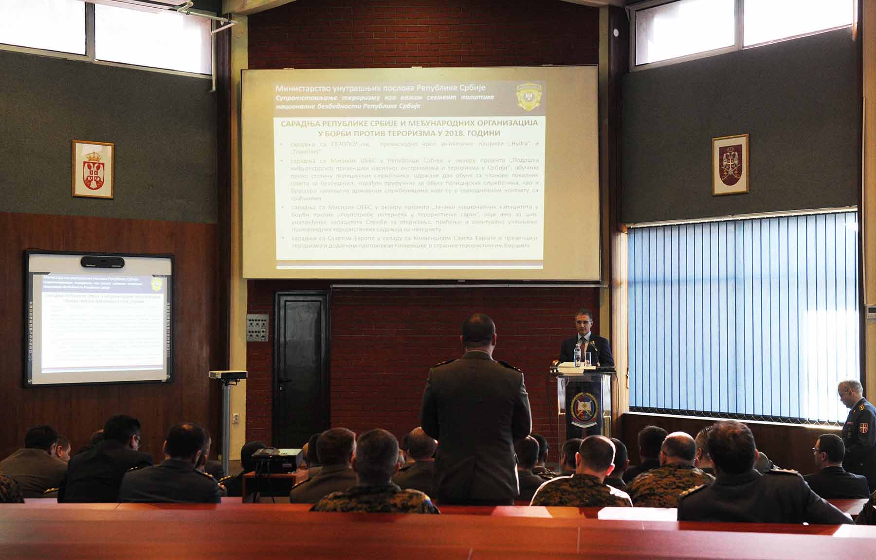 Srpska policija je kredibilan partner u borbi protiv terorizma na međunarodnom nivou