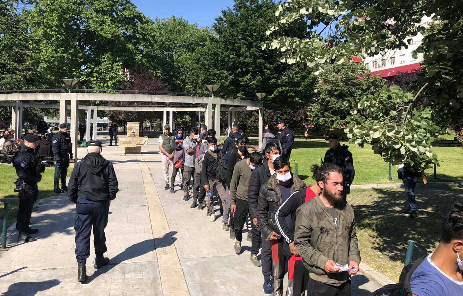 Pronađeno 107 ilegalnih migranata u Beogradu
