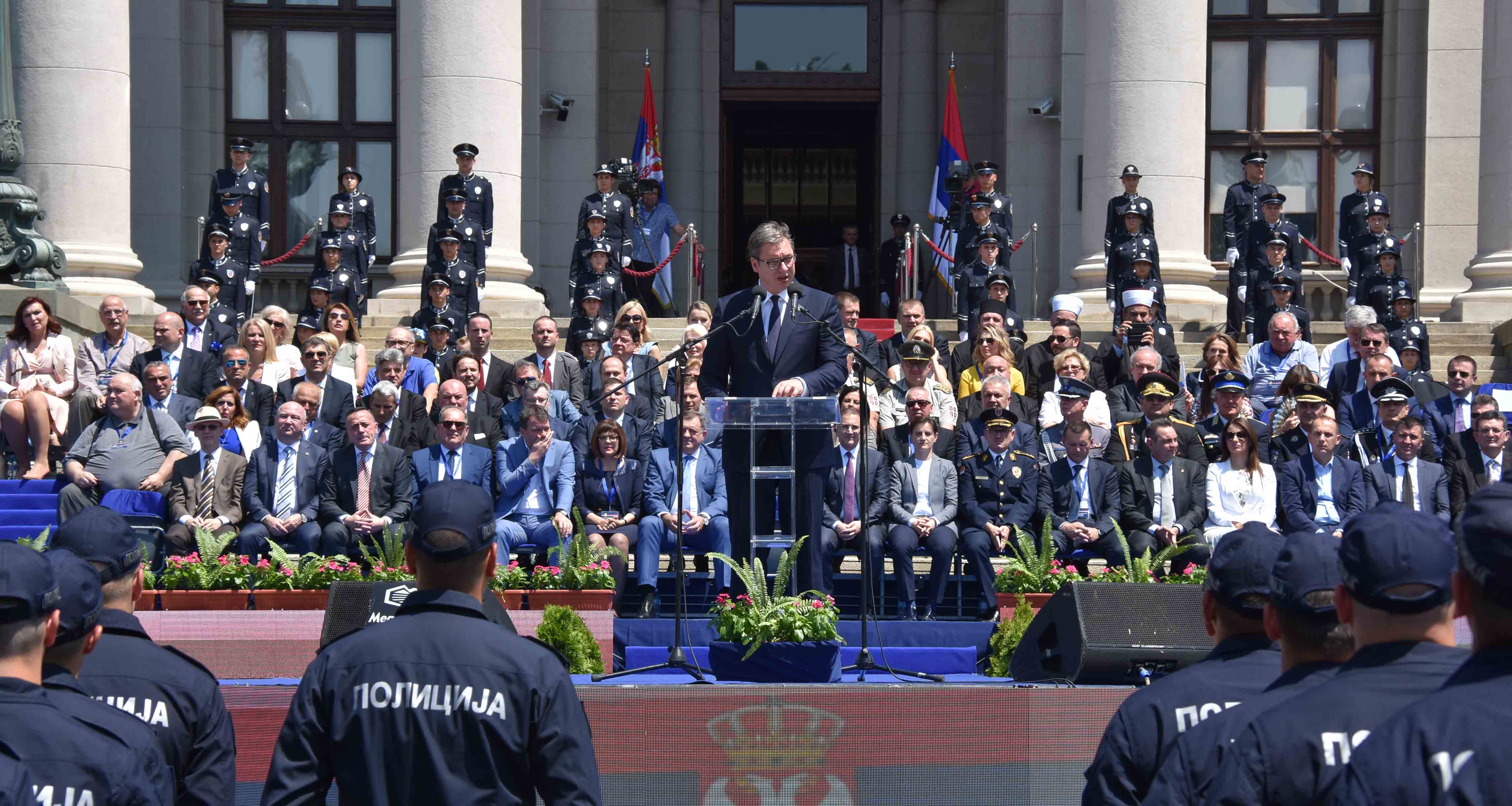 Obeležen Dan MUP-a, Vučić poručio da srpska policija štiti našu slobodu, spokoj, mir i bezebednost