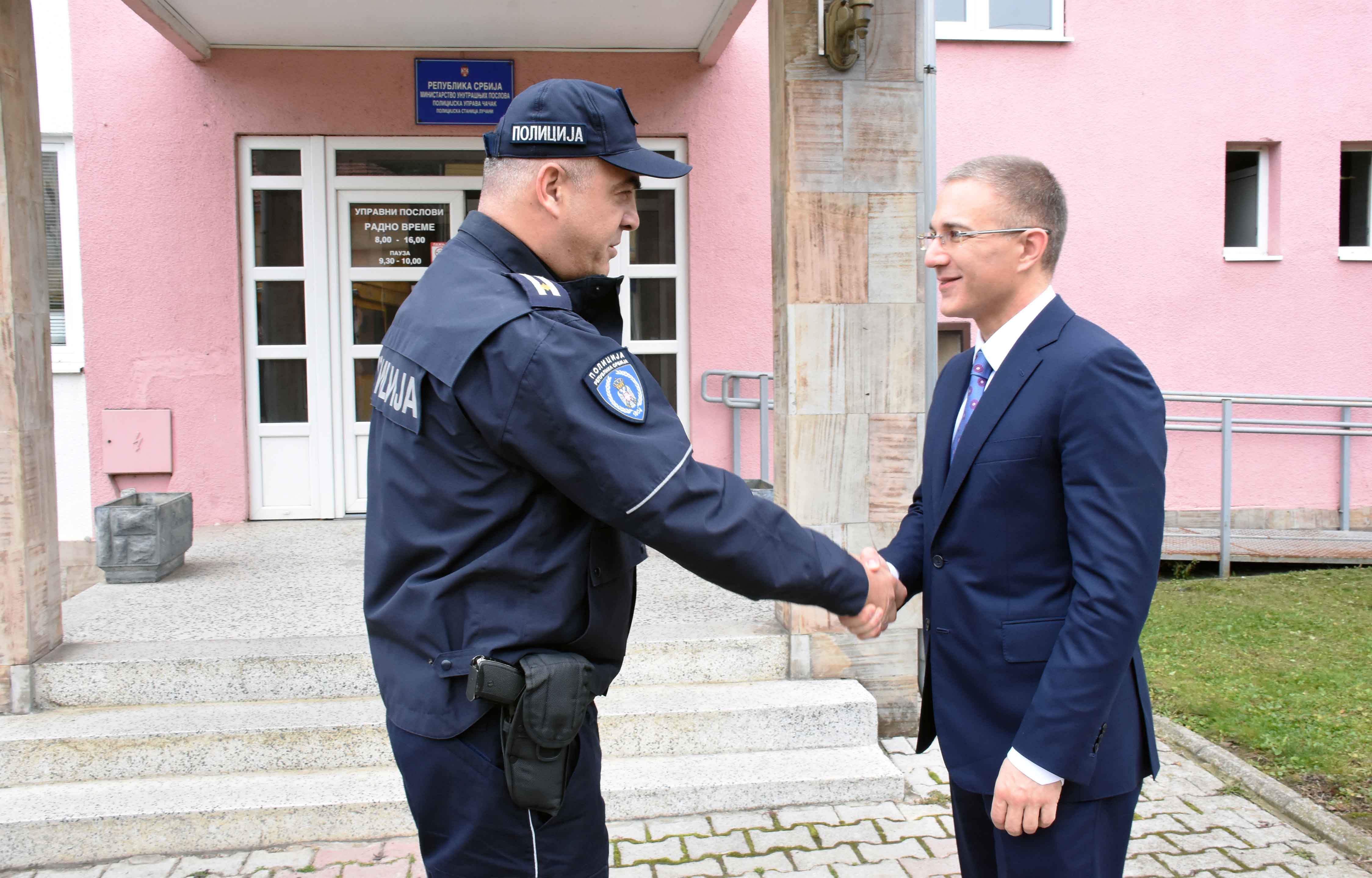 Стефановић: Смањење броја извршених кривичних дела је резултат посвећеног рада полиције