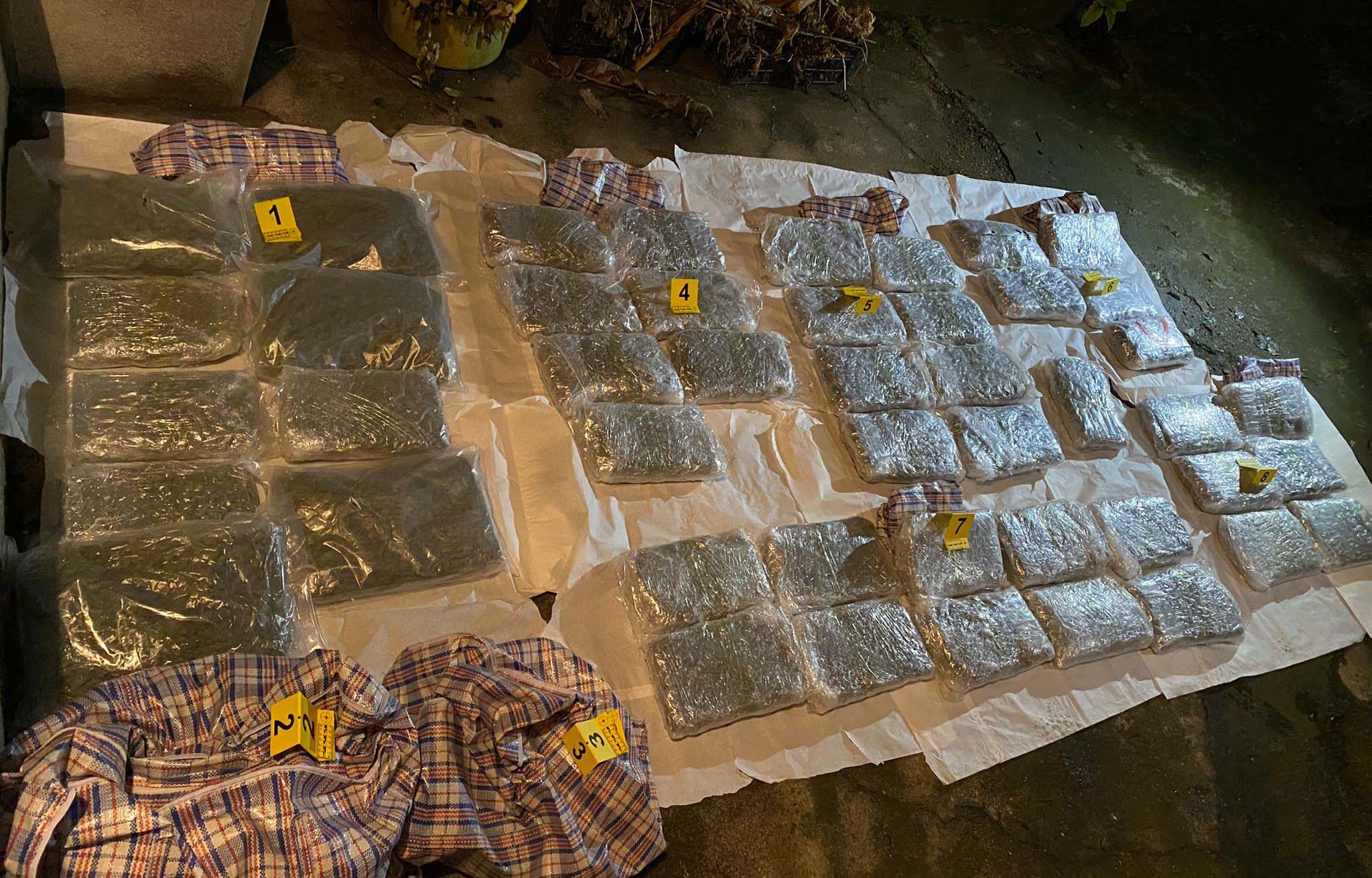 Заплењено 80 килограма марихуане и ухапшено осам припадника криминалне групе