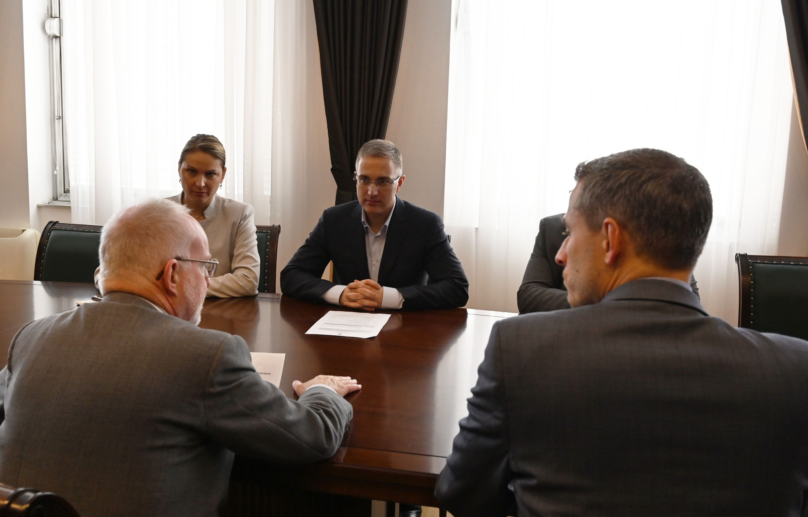 Стефановић и Киф разговарали о унапређењу сарадње у области борбе против тероризма, организованог и финансијског криминала
