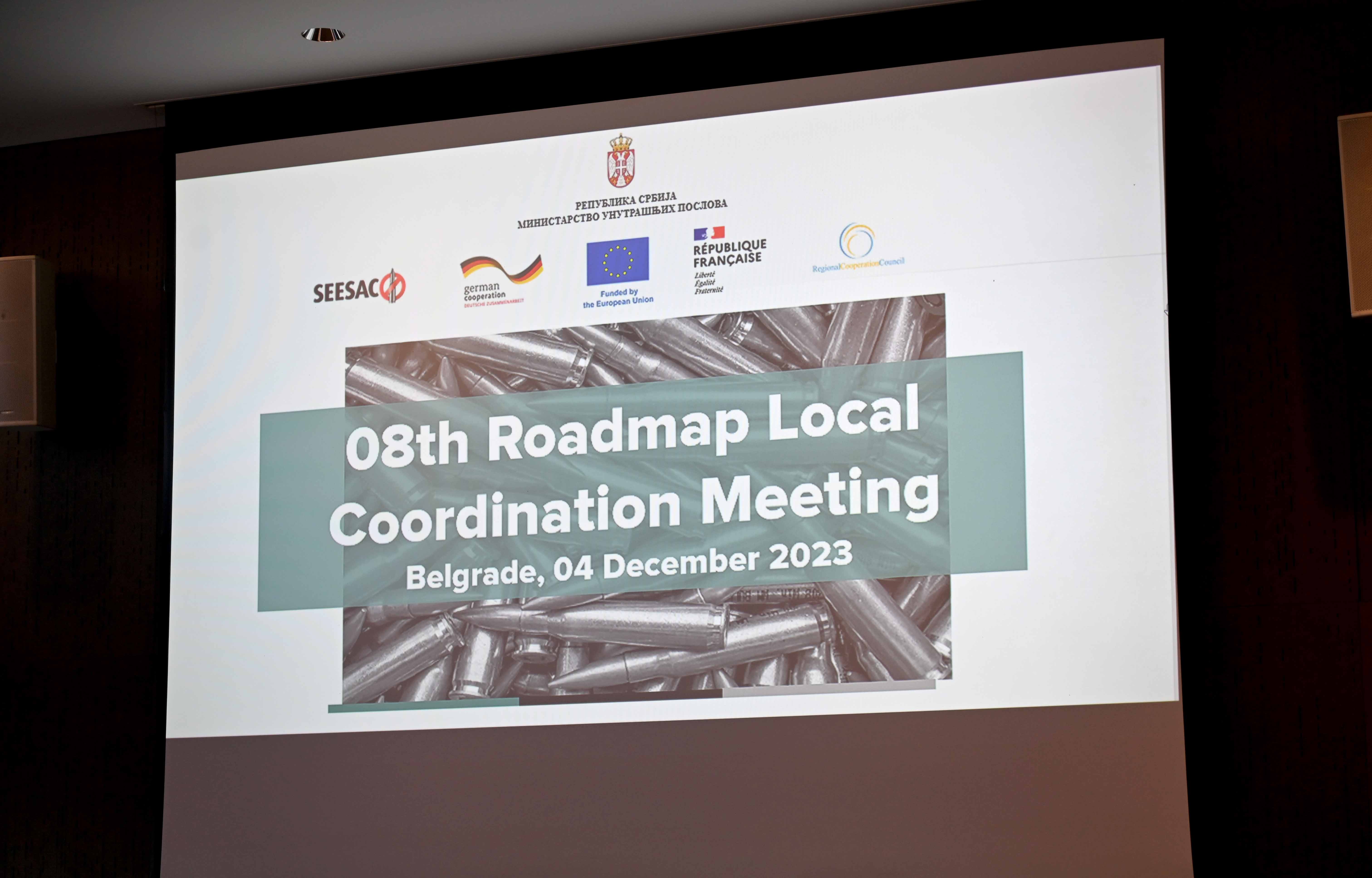 Osmi lokalni koordinacioni sastanak u vezi sa Mapom puta na kome su razmatrani dosadašnji rezultati rada iz ove oblasti