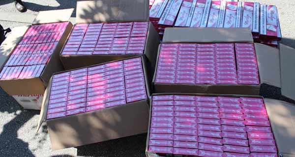 Пронађено 6.700 паклица цигарета без акцизних маркица