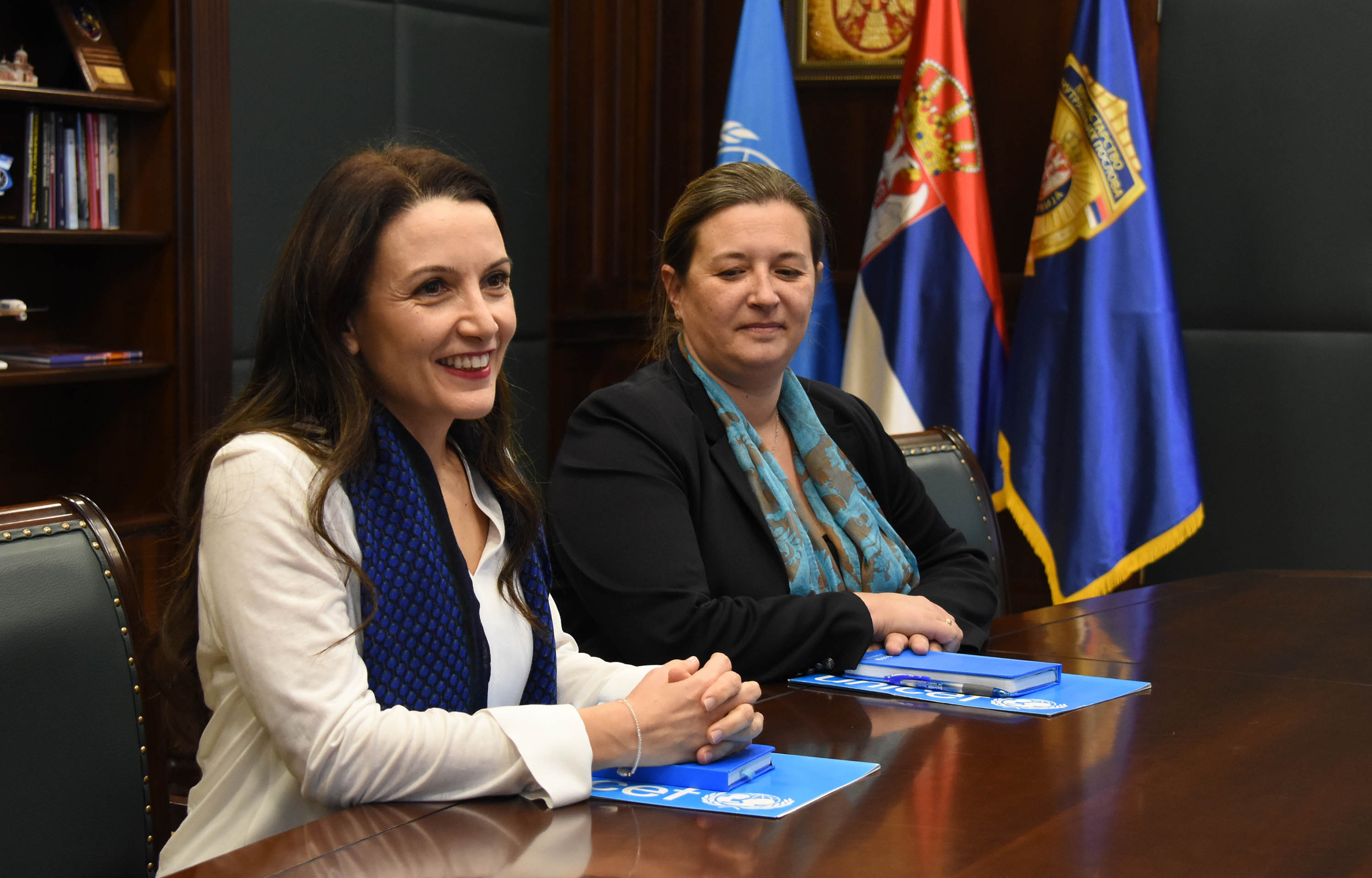 Ministar Stefanović razgovarao sa direktorkom  Dečjeg fonda Ujedinjenih nacija Ređinom de Dominićis