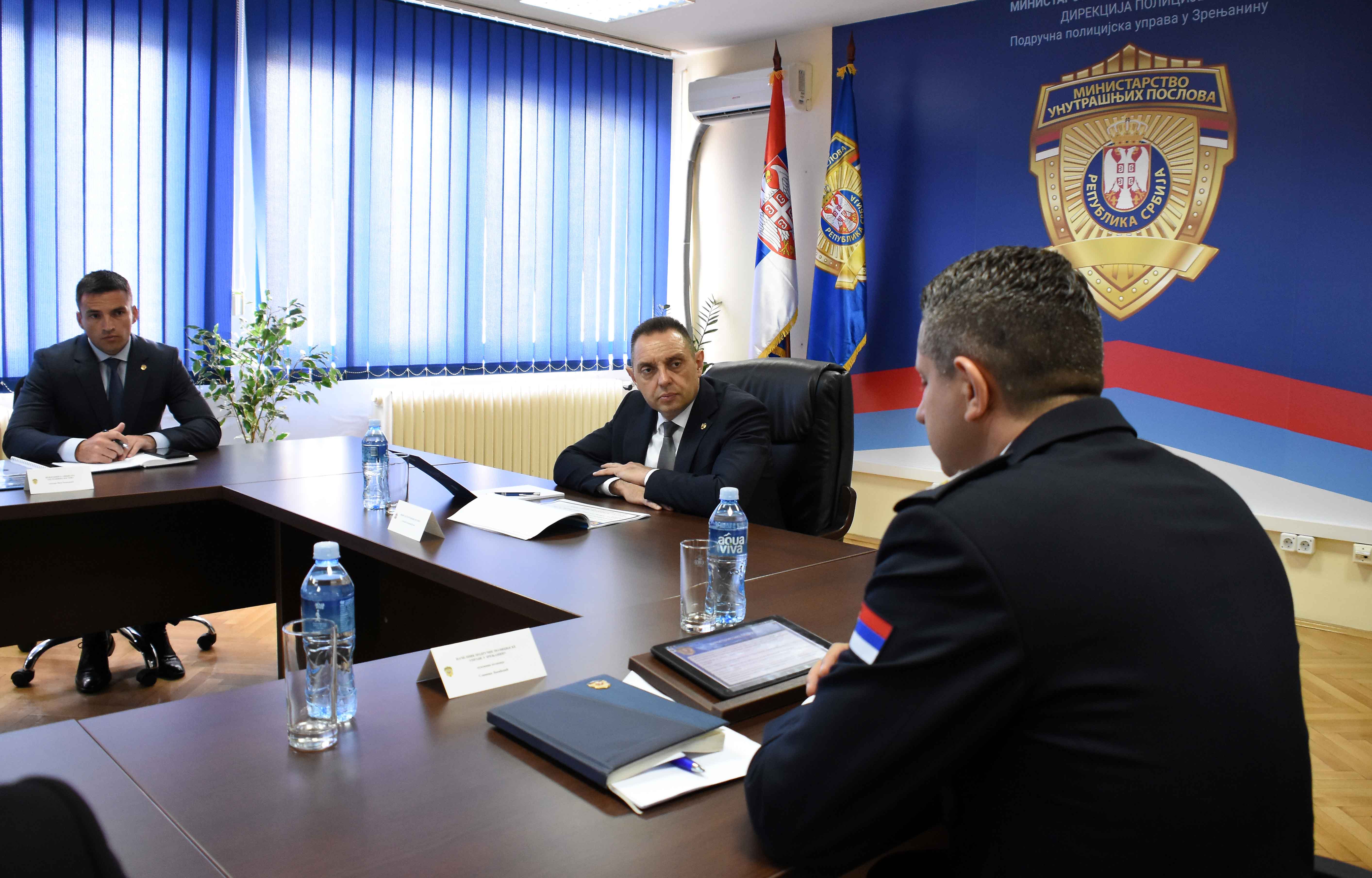 Ministar Vulin: Uspeh našeg rada meri se osećajem sigurnosti kod građana